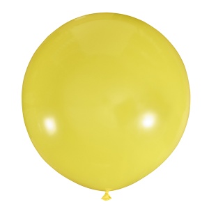 воздушные шары, большие воздушные шары, M 36"/91см Пастель YELLOW 001 1шт