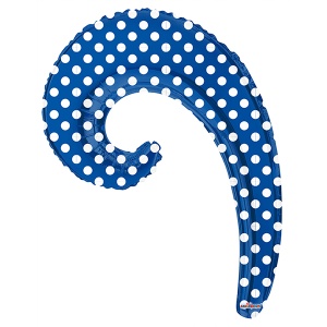 K Волна ROYAL BLUE в горошек