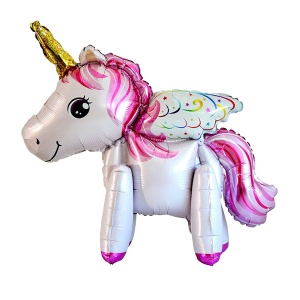 Фигура 3D "Единорог с крыльями" PINK 