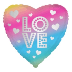 Сердце "LOVE" Градиент