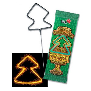 Свеча Бенгальская Ёлочка 2 шт