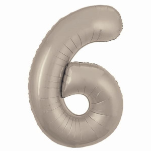 Фигура "Цифра 6 Slim" Мистик крем