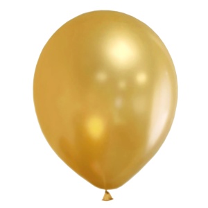 воздушные шары, M 5"/13см Металлик GOLD 025 100шт