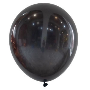Воздушный шар 12"/30см Декоратор BLACK 048 50шт