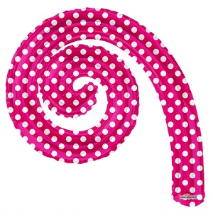 K Спираль PINK в горошек