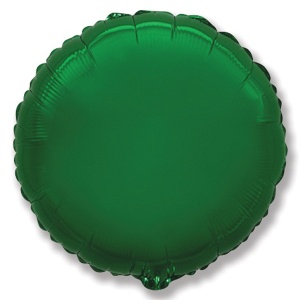 воздушные шары, шары из фольги, FM Ультра Круг GREEN 30"/76см